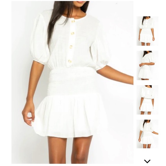White Sabo Skirt Mini Dress - XS - Picture 11 of 12